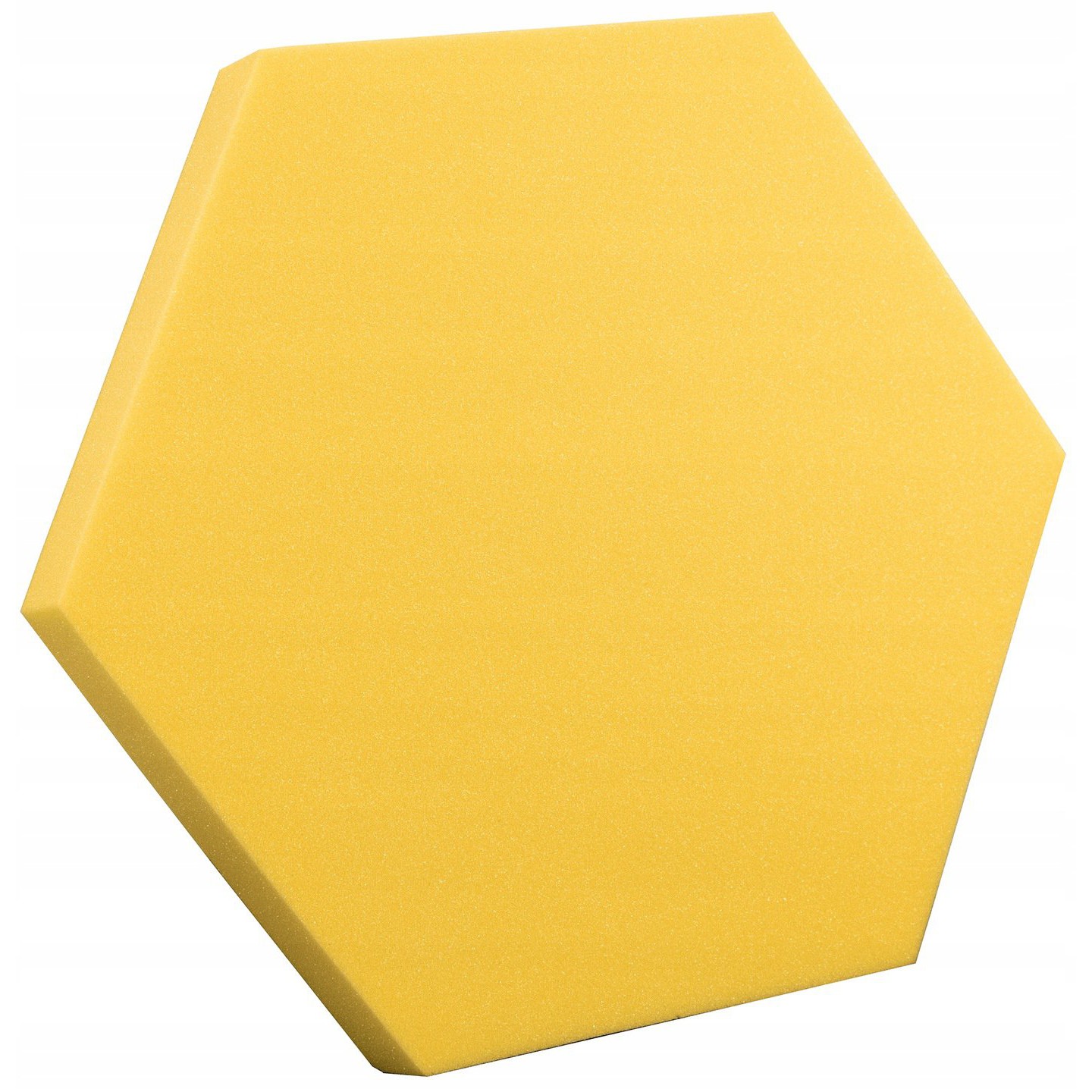 Akustický panel Hexagon žlutá 50x50x5 cm samozhášivá nehořlavá pěna megamix.shop