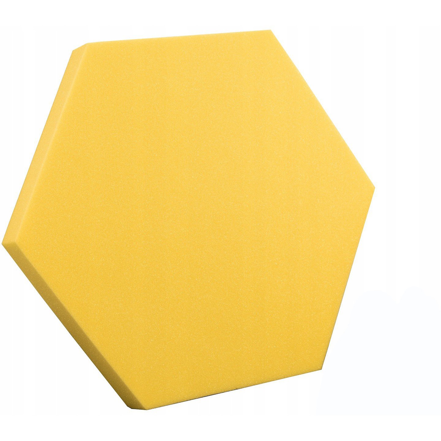 Akustický panel Hexagon žlutá 50x50x5 cm samozhášivá nehořlavá pěna megamix.shop