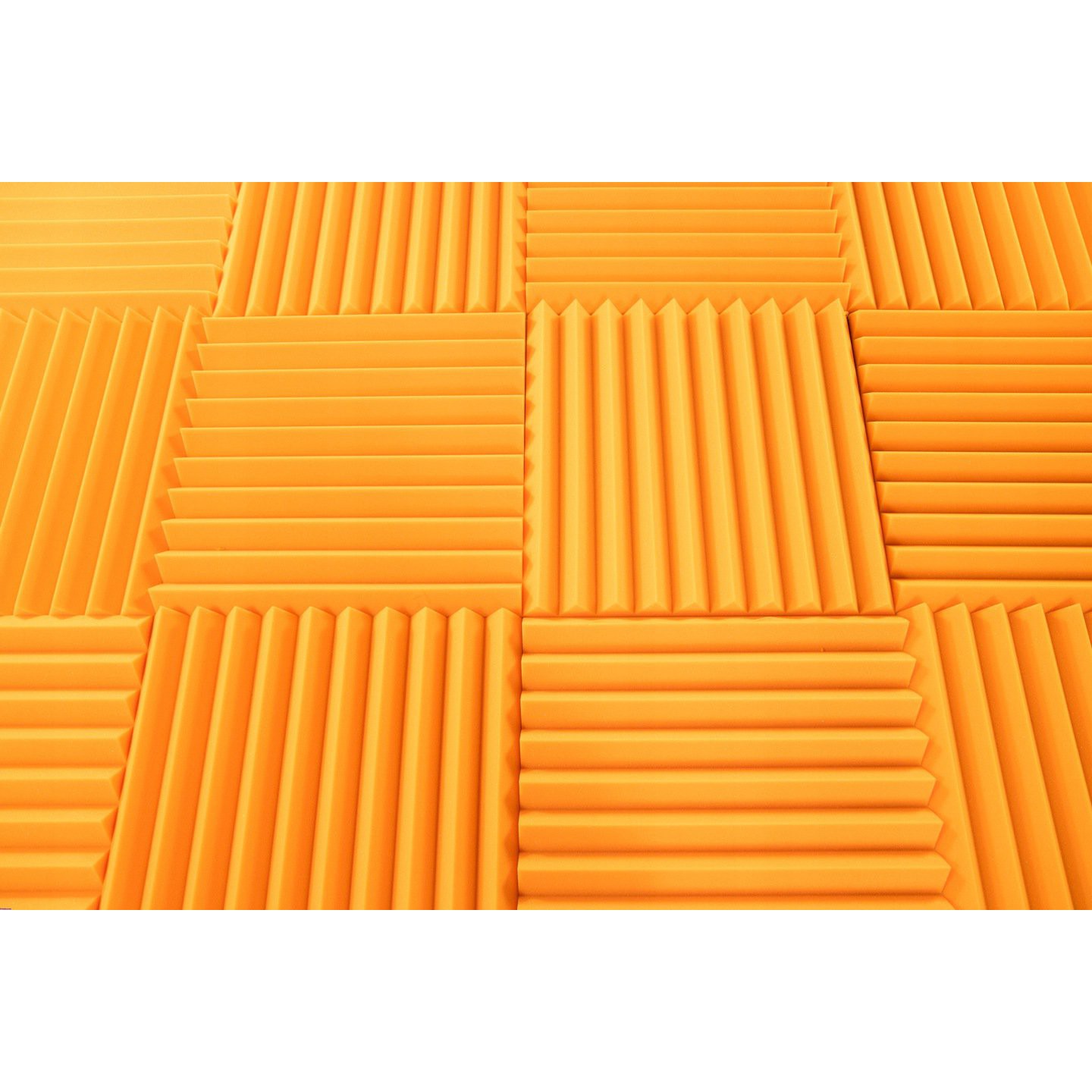Akustický panel 50x50x5 cm oranžový samozhášivý nehořlavý megamix.shop
