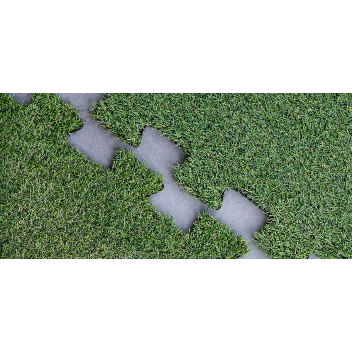 antivibračná protišmyková gumená podložka trávnik 6mm 60x60cm puzzle megamix.shop