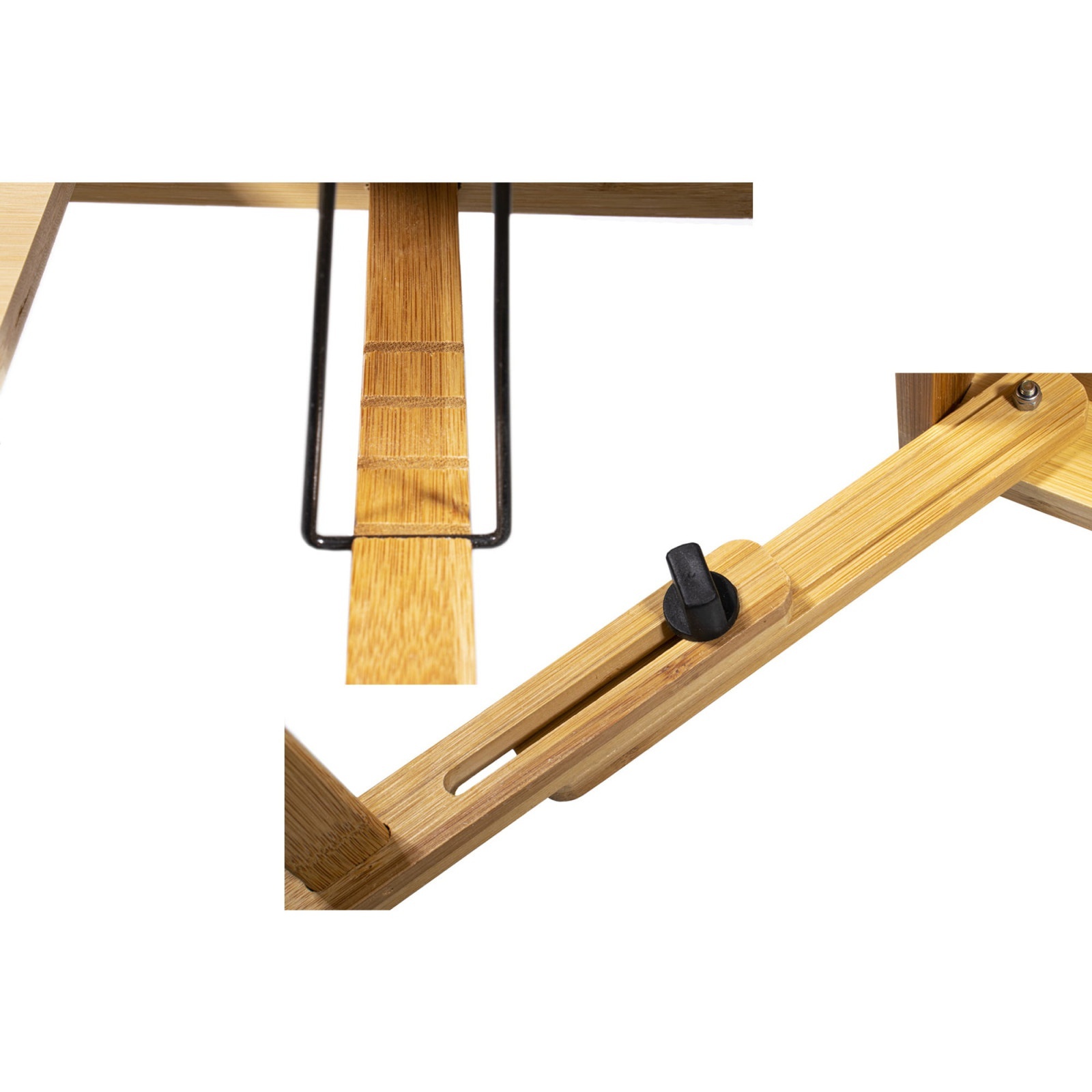 bambusový stolík na notebook XL 90x34x56cm megamix.shop