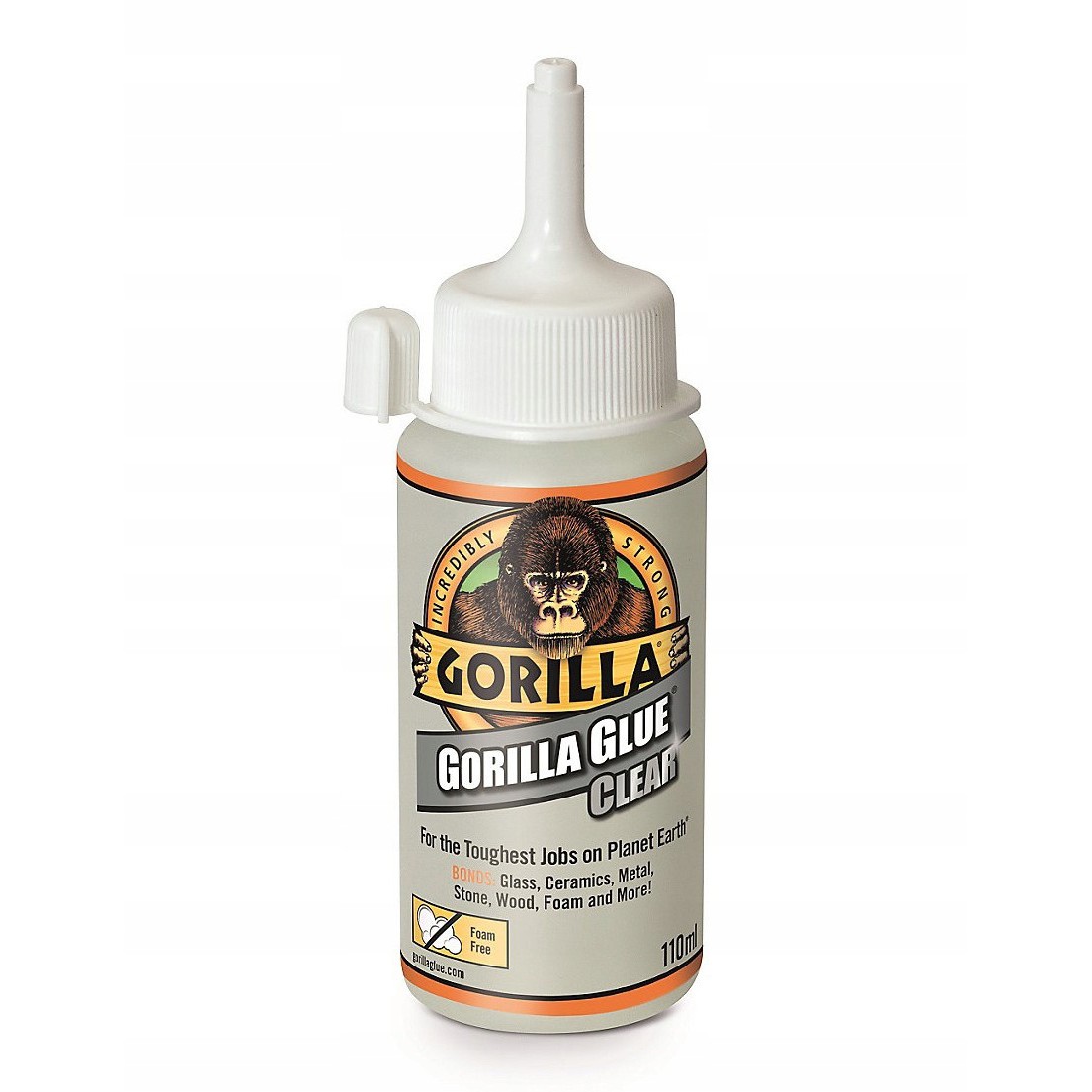Bezbarvé lepidlo 110ml na dřevo kov sklo super silné Gorilla Clear megamix.shop