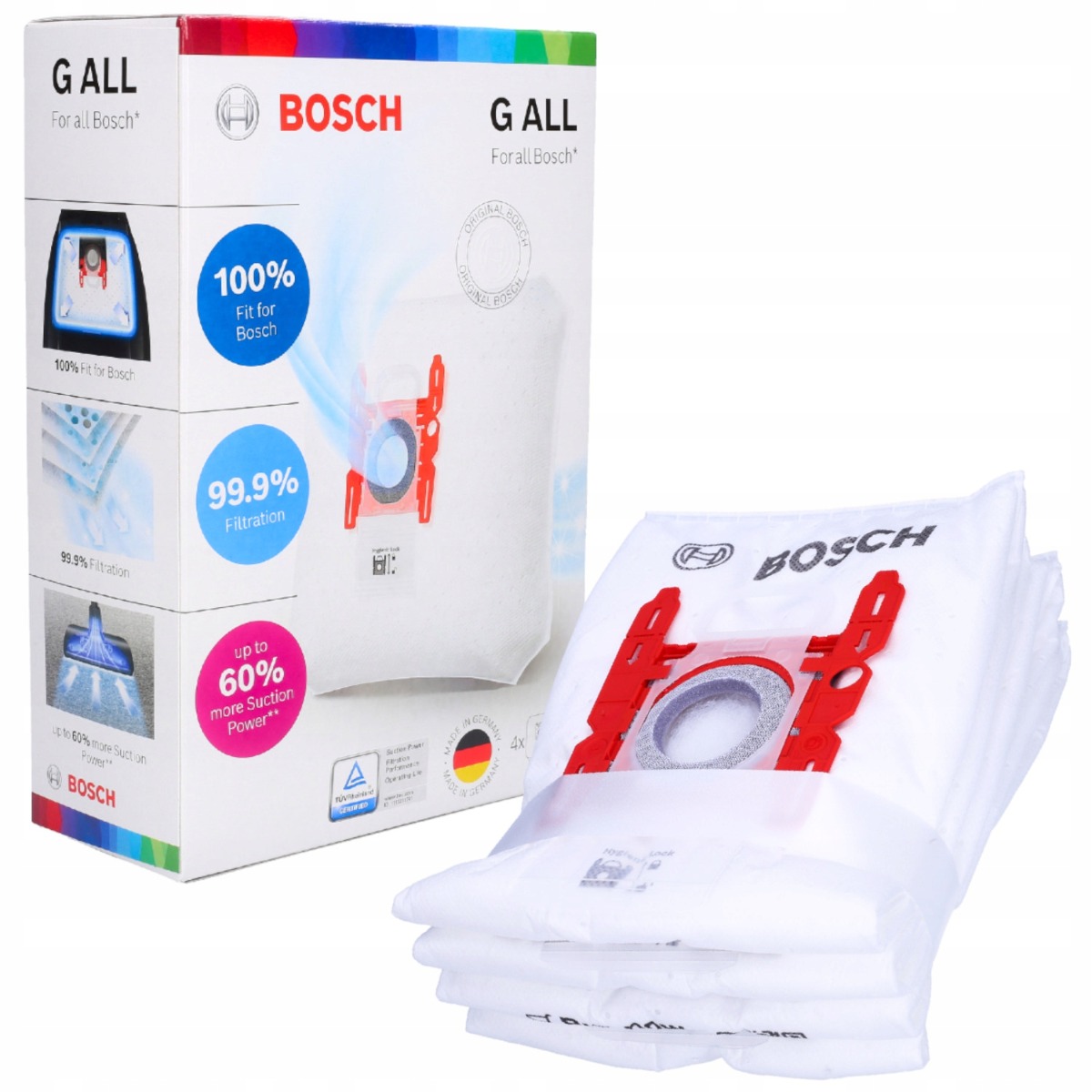 BOSCH BBZ41FGALL HOMELINE eco sáčky do vysavače 4ks megamix.shop