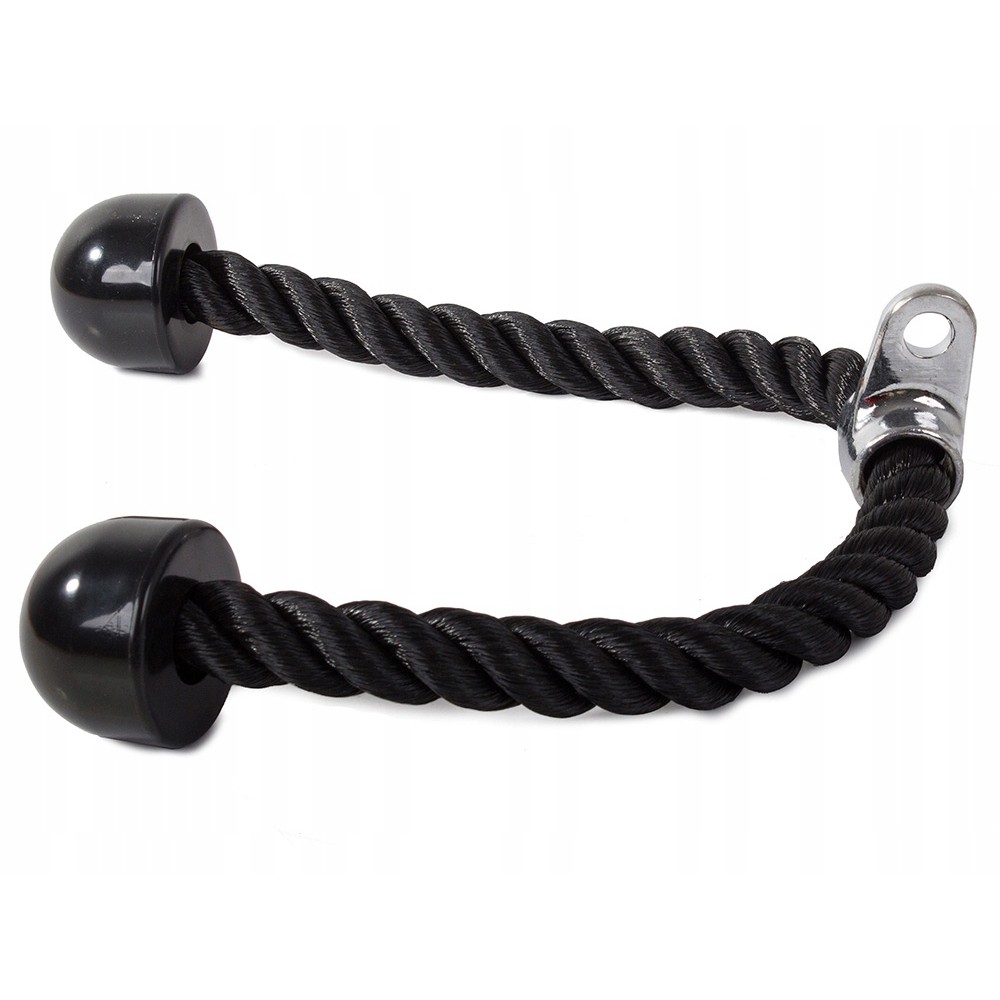 Černé nylonové lano na cvičení 70 cm nylon do 200 kg megamix.shop