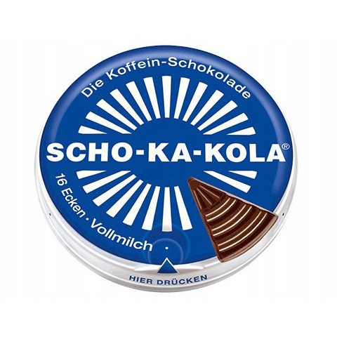 čokoláda Scho-Ka-Kola mléčná s kofeinem 100g megamix.shop