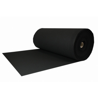 Látková plsť technická černá 100 cm x 0,5 m
