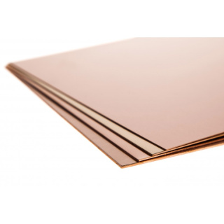 Měděný plech 300x300x0,2 mm