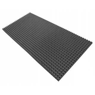 Akustická zvukotěsná pěna PYRAMIDA 70mm 200x100cm bez lepidla nehořlavá