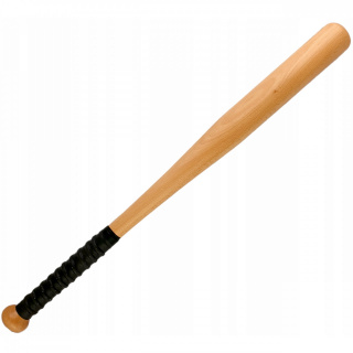Baseballová pálka 64cm 550g dřevěná baseball DKM