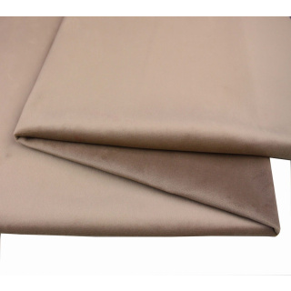 Tkanina aksamitní velur VELVET potahová světle hnědá 50x145cm