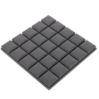 Akustický panel šedý KOSTKA 50×50 cm tloušťka 5 cm