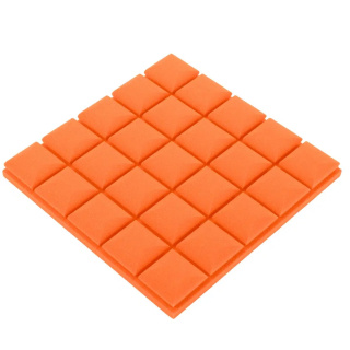 Akustický panel oranžový KOSTKA 50×50 cm tloušťka 5 cm