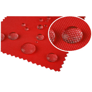 Tkanina vodoodpudivá teflonová červená 160 cm 1 mb