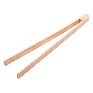 Dřevěné kleště na grilování velké 32cm