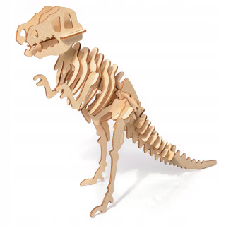 Dřevěný 3D model puzzle dinosaurus T-Rex
