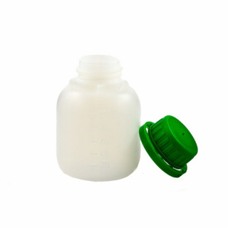 Láhev 100ml HDPE a zelený uzávěr
