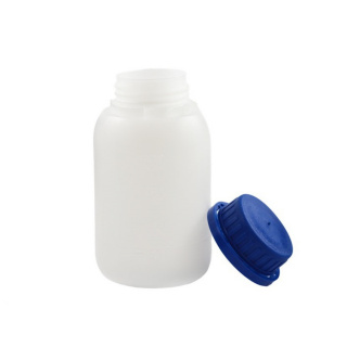 Láhev 250ml HDPE a modrý uzávěr