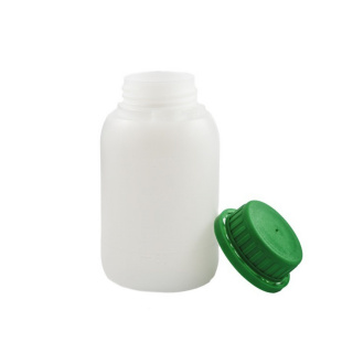 Láhev 250ml HDPE a zelený uzávěr
