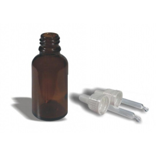 Láhev 30ml lékárenská s pipetou a šroubovacím uzávěrem