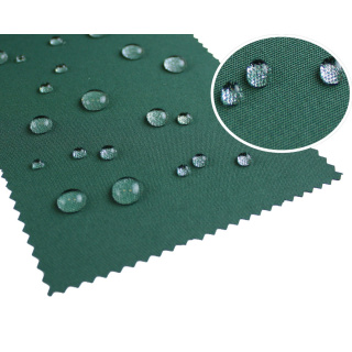 Zelená nepromokavá tkanina 160 cm 260g/m²