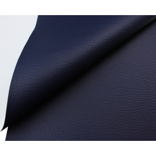 PVC eko-kůže tmavě modrá 140 cm 0,5 mb