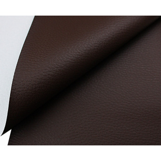 Hnědá ekokůže PVC čalounická látka 140cm 0,5mb