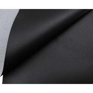 Čierna PVC eko-kůže 140 cm 0,5 mb 460g/m²