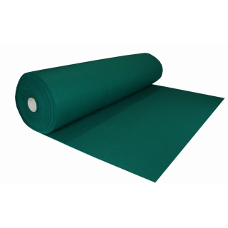 Tmavě zelená měkká filcová netkaná textilie 3mm 150x50cm 400g/m²