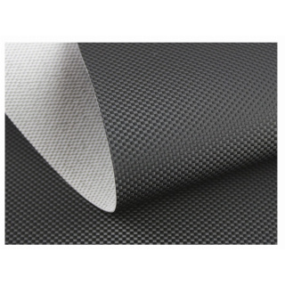 Černá karbonová ekokůže s UV ochranou pro venkovní použití 1mm 140cm 0,5mb
