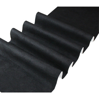 Samolepicí sametová tkanina černá 50x140 cm