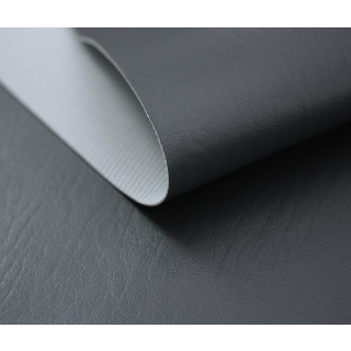 Potahová tkanina eko-kůže tmavý grafit 140 cm x 0,5 m