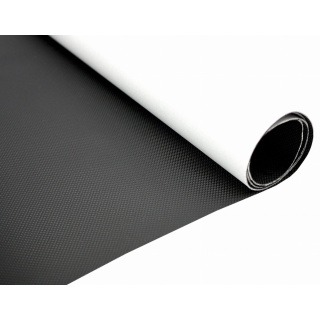 Samolepicí eko-kůže s karbonovým vzorem černá 50x140 cm