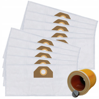 Kärcher syntetické filtrační sáčky do vysavače WD3 SE4001 10ks + 1 filtr