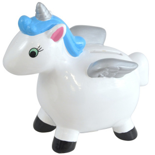 Keramická pokladnička Unicorn různé barvy