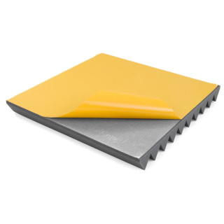 Akustický panel samolepicí šedý KLIN 50x50 cm tloušťka 5 cm