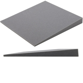 Akustický panel šedý KLIN se zkosením 50x50 cm tloušťka 5 cm
