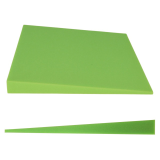 Akustický panel světlezelený KLIN se zkosením 50x50 cm tloušťka 5 cm