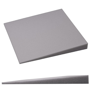 Akustický panel světle šedý KLIN se zkosením 50x50 cm tloušťka 5 cm