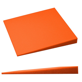 Akustický panel oranžový KLIN se zkosením 50x50 cm tloušťka 5 cm