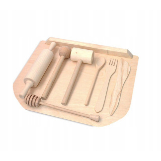 Kuchyňská dřevěná souprava pro děti 23x20cm