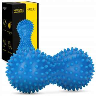 Míček s dvojitými senzorickými hroty na rehabilitační masáž