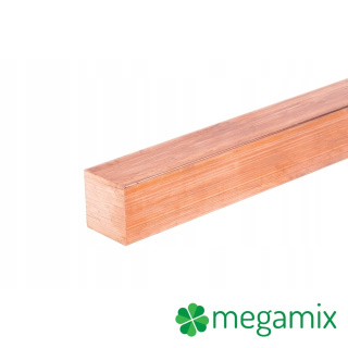 Měděná tyč čtvercová