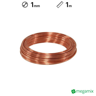 Měděný drát 1,0mm 1m