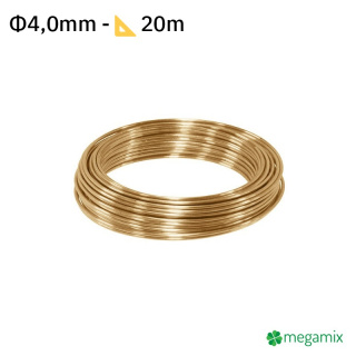 Mosazný drát Φ4,0mm 20m