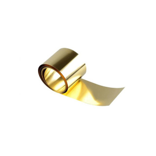 Mosazná páska 1000x300x0,1mm