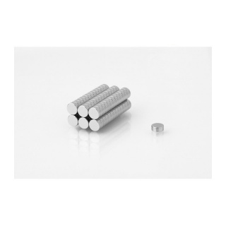Neodymový magnet 10ks válcový MW 6Ax2,5 N38