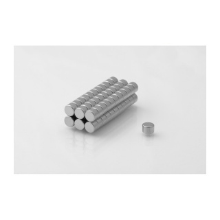 Neodymový magnet 10ks válcový MW 6x4 N38