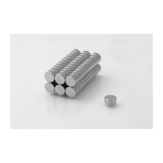 Neodymový magnet 10ks válcový MW 8x4 N38