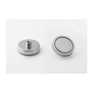 Neodymový magnetický úchyt UM 40x8,5xM6 vnitřní x 15,5