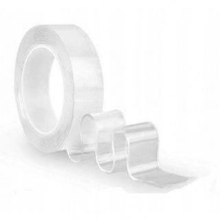 Oboustranná protiskluzová páska 5m čirá NANO vícenásobné použití